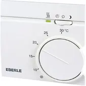 Eberle RTR Ruimtethermostaat H8.4xB8.4xD2.75cm Wit