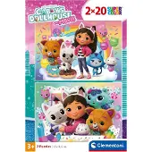 Clementoni - 2x20 stuks - Gabby's Poppenhuis