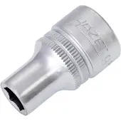 Hazet Dopsleutel 900-9 · 1/2 inch (12,5 mm) vierkant hol · Buiten-zeskant-tractieprofiel · SW 9 mm