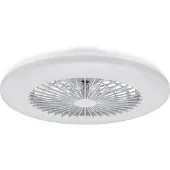 Philips Amigo Ventilator - Energiezuinige LED verlichting - Plafondlamp - Instelbare kleurtemperatuur - 48,5 cm diameter -Afstandsbediening - Wit