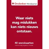 Sans marque 40 Omdenken wenskaarten