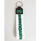 Dolce&Gabbana Logo Stoffen Sleutelhanger