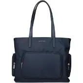 Michael Kors Khai Grote Multifunctionele Pocket Tote Marineblauw