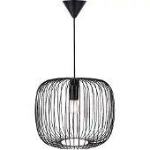 Nordlux Beroni 40-hanglamp-E27-metaal-zwart