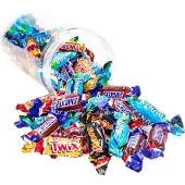 Mars Miniatures chocolademix - Twix, Snickers, & Bounty - 600g