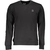 Gianmarco Venturi Zwarte Katoenen Heren Sweatshirt