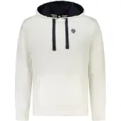 North sails Witte Katoenen Heren Hoodie