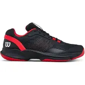 Wilson Padelschoen Men Hurakn Pro V2 Black/Red/White-Schoenmaat 40