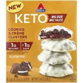 Atkins | Keto | Cookies & Crème Clusters | 8 x 26g