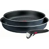 Tefal Ingenio L7239103, Mixset, Zwart, Aluminium, Titanium coating, Zwart, Roestvrij staal, Temperatuurindicator