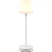 TRIO Oplaadbare tafellamp Martinez wit