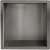 Wiesbaden Inbouwnis Novi 30x30x10cm Gunmetal