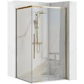 REA Solar Gold 90x90 Douchecabine Zonder douchebak