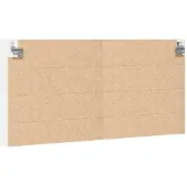 vidaXL Vitrinekast 100x8,5x50 cm bewerkt hout wit