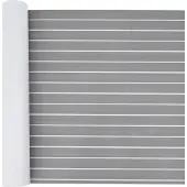 vidaXL Bootmat Gestreept Lichtgrijs en wit 240 x 90 cm EVA