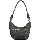 GUESS Schoudertas 'ADELASIA TOP ZIP SHOULDER BAG' zwart