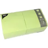 Papstar 250 Servetten 3-laags 1/8 vouw 33 cm x 33 cm lime