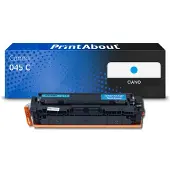 PrintAbout Toner 045 C Cyaan geschikt voor Canon