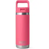 Yeti Thermosbeker Rambler Colour Straw Bottle Tropical Pink 18 Oz (532 ml)