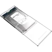 Conceptronic DANTE03T behuizing voor opslagstations HDD-/SSD-behuizing Transparant 2.5"