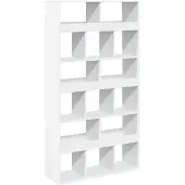 Super Merchant Kamerscherm 100x33x187,5 cm bewerkt hout wit
