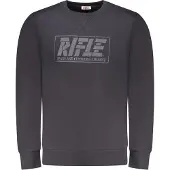 Rifle Blauwe Katoenen Mannen Sweatshirt