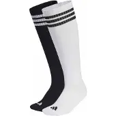 Adidas Sportsokken '3 Stripes Knee 2 Pair Pack' zwart / wit