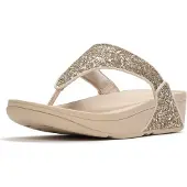 Original Brands lulu Multi-Tonal Glitter Teenslippers | Maat 42 Dames Zilver