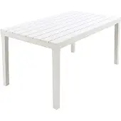 IPAE Progarden Tuintafel Sumatra Wit 78x138 cm