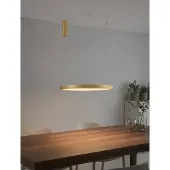 Lyora Ronde hanglamp Perrine goud Ø 60cm
