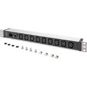 Digitus DN-95429 19" stekkerdoos voor apparatuur, 9-voudig, 1 HE