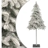 vidaXL Kunstkerstboom met sneeuw 150 cm