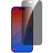 4smarts , Schermbeschermer Geschikt voor Apple iPhone 17 Anti-spion van Gehard Glas, Doorzichtig zwart