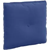 vidaXL Rugkussen Politieblauw 50 x 45 cm Corduroy stof