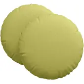vidaXL - Zitkussens - 2 - st - Stof - Lichtgroen - Ø80 - x - 29 - cm