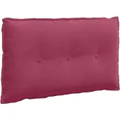 vidaXL Rugkussen Wijnrood 80 x 50 cm Corduroy stof