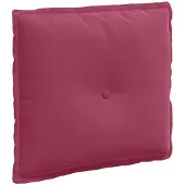 vidaXL Rugkussen Wijnrood 50 x 45 cm Corduroy stof