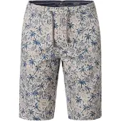 Casa Moda chino shorts creme Steve palm print