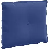 vidaXL Rugkussen Politieblauw 60 x 50 cm Corduroy stof