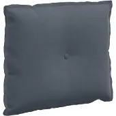 vidaXL Rugkussen Donkergrijs 60 x 50 cm Corduroy stof