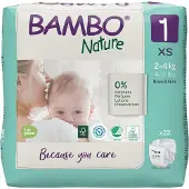 Bambo Nature Newborn Luier 1 2-4kg 22st
