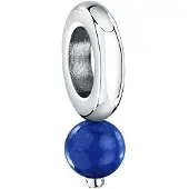 Morellato DROPS SCZ1389 STAINLESS STEEL BEDEL MET BLAUWE PAREL 1 STUK