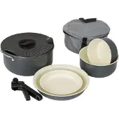 Redwood 7-delige Keramische Camping Pannenset