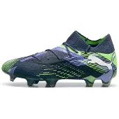 Puma Future 7 Ultimate Gras / Kunstgras Voetbalschoenen (MG) Dames Grijs Paars Groen Wit