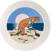 Arabia Sniff Moomin bord Ø19 cm Blauw