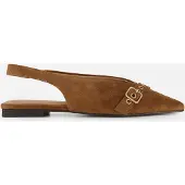 Linea Zeta Slingbacks bruin Suede Maat 36