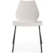 Kartell Maui Stoel - Set van 2 Chair | Black Structure | Pale Grey