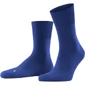 Falke Run eenkleurig katoen functioneel materiaal sokken unisex blauw - maat 37-38