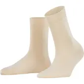Falke Cotton Touch eenkleurig katoen sokken dames beige - maat 35-38