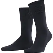 Falke ClimaWool eenkleurig wol lyocell sokken heren blauw - maat 45-46